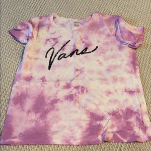 Tie dye Vans tee